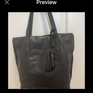 NWOT Black Lucky Brand Tote.
